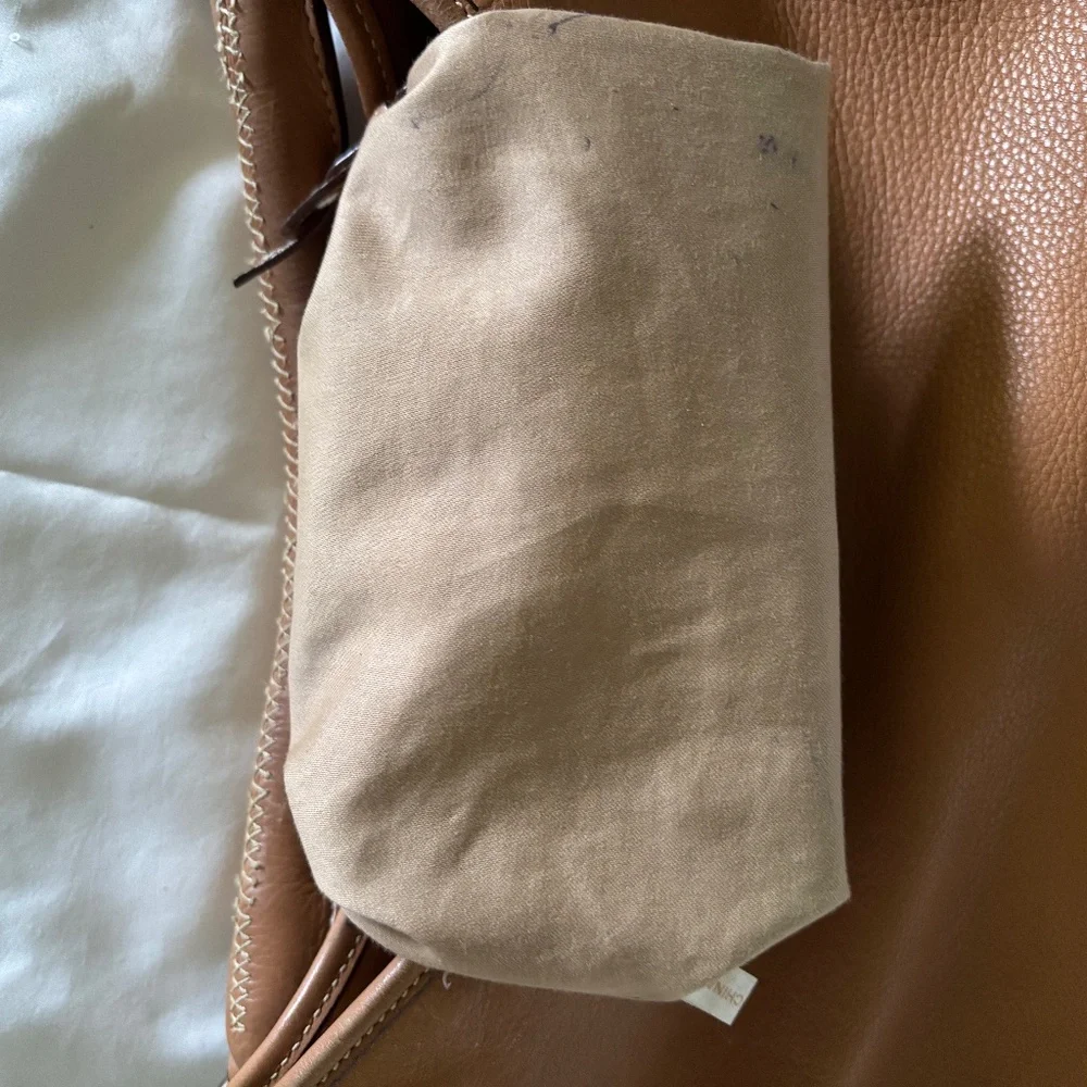 Miu Miu Tan Leather Hobo Bag